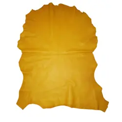 Soft Thin Golden Yellow Kid Goatskin. Premium Grade. Premium Grade - top of the line, limited flaws. should this...