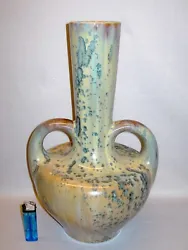 Selten grosse Vase der Manufaktur Pierrefonds um 1920 - hoch 37 cm, Gewicht 2,440 kg