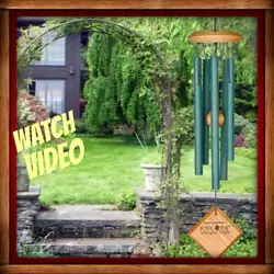 5 verdigris powder-coated tubes. Garry had the idea to cut and tune the lawn chair tubes to the exact frequency of the...