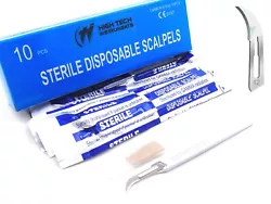 Disposable scalpels are small knife with thin blade that is most often used for making incisions. Sterile disposable...