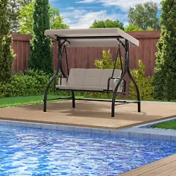ADJUSTABLE ROOF: The canopy can be rotated to any angle for optimal shade coverage and avoid direct sun exposure. 1 x...