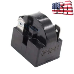 Replaces only QP2-4.7 3Pin Danby Magic Chef Kenmore Refrigerator. 1 x QP2-4.7 3Pin Start Relayas Pictured.