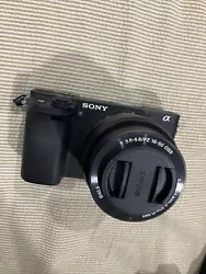 Sony Alpha a6300 24.3 MP Digital Camera with kit lens. No charger
