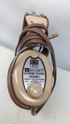 4 to 16 OHMS. Here is a mighty fine example of history.Knight headphones. I have taken pics to show the complete...