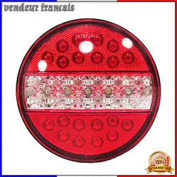3 chambres, 4 Fonction (Brake (Stop) / arrière / feu arrière / Indicateur). -Profondeur : 55 mm. -Longueur : 140 mm.