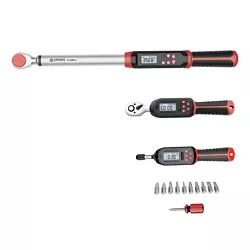 ANPUDS Digital Torque Wrench, Bike Torque Wrench with Preset Value, ±2% Torque Accuracy, Buzzer and LED Flash...