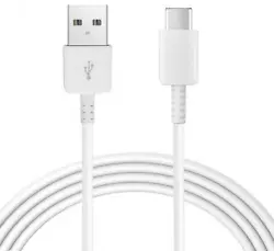 TPE 10ft Long Type-C USB Cable Sync Wire USB-C Data Cord [Fast Charging Support] [White] - 20AW-25-39187615. TPE 10ft...
