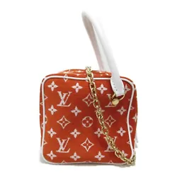 Pre-owned used Handbag by LOUIS VUITTON ingood condition. Materialleather × Monogram jacquard velvet. Pocket>fastener....
