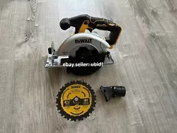 Note: All Dewalt tools have a unique serial number, which we photograph and log. Includes the tool, blade, and dust...