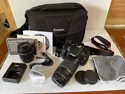 Canon EOS Rebel T5i 18.0MP Dig SLR Camera w/ EFS 18-55mm lens and more,see Desc.. Pre owned. This camera lot is loaded!...