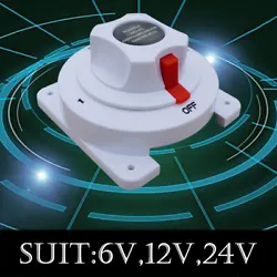 Perfect for marine, RV, campers, industrial, etc. 1pc Battery Selector Switch. Switch Position: 4 ( 1 - 2- Both - Off)....