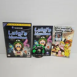 Luigis Mansion - Nintendo GameCube 2001 With Manual.