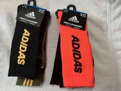 Product #: 5154478A 5155614A. Each pair is cushioned in the foot for lasting comfort and durable wear. THREE PAIRS OF...