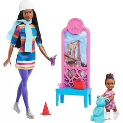 With this playset, kids can help Barbie 