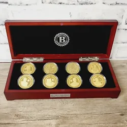 100TH ANNIVERSARY PROOF COLLECTION. GREAT CONDITION, WOOD BOX MAY HAVE WEAR SCRATCHES.