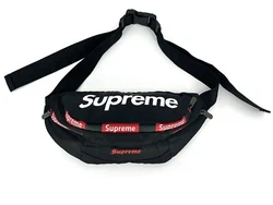 Rare Supreme Waist Bag Fanny Pack Belt Bag Hip Bag Crossbody Black and RedGreat condition. Minimal signs of wear. No...