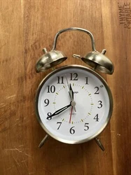 Old Fashioned Sharp Quartz Model SPC800 Alarm Clock Silver Tone Twin Bells. Condition is New. Shipped with USPS Ground...