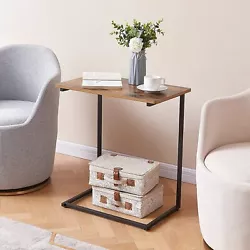 Work great as an end table, side table, couch table, snack table, workstation, study table, etc. 【Space...