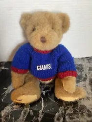 1994 Russ Berrie NFL Bears From The Past Giants Plush Bear.