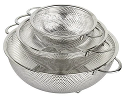 Rinse fresh vegetables and fruits, or easily drain cooked pastas, rice, and grains. Plus, storage is easy with the...