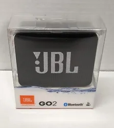 New Factory Sealed -JBL GO2 Color: Black -The JBL Go 2 is a full-featured waterproof Bluetooth speaker to take with you...