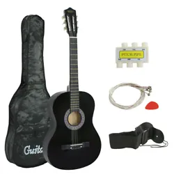 【Easy Use】 - The body features a 19 fret fingerboard and an easy to use tuner,with a sturdy top with fine arches....
