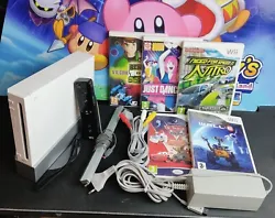 Console Nintendo Wii Blanche Avec 5 Jeux modèle RVL-001 (peut lire les jeux GameCube et prendre en charge les manettes...