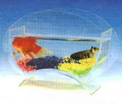 Note: Fish bowl only. FISH AND OTHER ACCESSORY NOT INCLUDED. Table Top Fish Bowl.