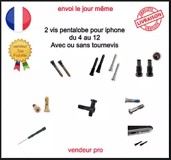 Avec ou sans tournevis pentalobe.