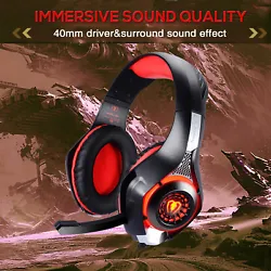 Mic Sensitivity: -38dB +/- 3dB. Mic Impedance: 2.2kohm. 1 x 3.5mm Stereo Gaming LED Lighting Over-Ear Headphone with...