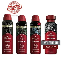 The scent features fresh notes of sandalwood and vanilla. Dare we say, this is one sniffworthy scent. Old Spice body...