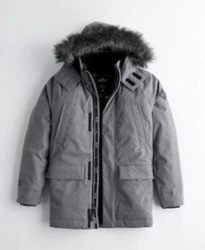 Fur on hood can be removed. Water and wind resistant.