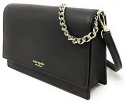 Chain crossbody bag with optional cross body strap; can be worn 3 ways: as a crossbody bag, chain shoulder bag or...