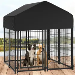 Extra Large Welded Wire Dog Kennel Pet Playpen Outdoor Heavy Duty Dog Crate Cage.