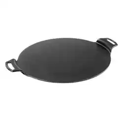 This pan doubles as a cookie sheet, a perfect surface for quesadillas, and of course, traditional pizzas. The cast iron...