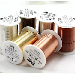 Not for electrical use.Lacquered, Tarnish-Resistant Wire- Half hard wire thats ideal for jewelry making, wire wrapping,...