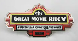 2019 Hidden Mickey WDW Disney World Attraction Signs Collection Disney Pin. GREAT MOVIE RIDE.