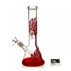 Hookah water pipe. One 14mm male bowl & One 14mm down stem included. Ice Catcher. Glass on Glass.