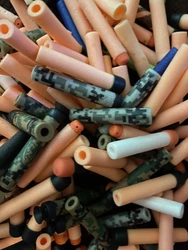 Assorted Nerf gun bullets.