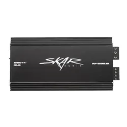Skar Audio engineered the RP-1200.1D Class D monoblock subwoofer amplifier to be dominant in both power and reliability...