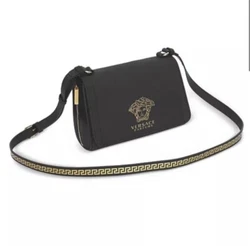 Adorable, affordable Versace cross body, clutch, make up. And dont forget VEGAN Friendly! We have both the hard copy...