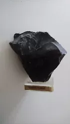 Obsidienne Noire Pierre Naturelle Minéral. 159gr