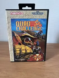 Quad Challenge Sega Genesis excellent état COMPLET. Languette en bonne état Notice excellent état Cartouche non...