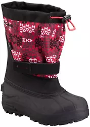 Snow wont stand a chance with these waterproof Powderbug Plus II Print snow boots from Columbia. Size: Toddler 8....