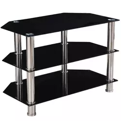 Each shelve can hold up to 40 lbs. Put all your entertaining gear in order. Supports up to 40