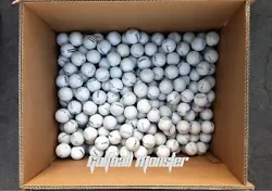 600 D Used Range Ball Hit Away Golf Balls Practice Shag. The D Grade golf balls will have faded stripes and the dimples...