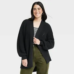 •Universal Thread open-front cardigan •Casual fit with a high-low hem •Midweight knit construction •Textured...