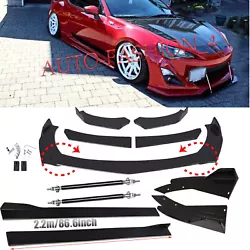 Front Bumper Lip Specification -Type:Front Lip Chin Bumper Body Kits. Side Skirt -Type:Side Skirt Extensions. Type: Car...