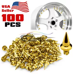 Custom Plastic Wheel Rivets. Customize the look of your rims with these sick rivets! Includes 100 plastic custom...