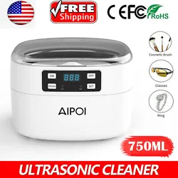 Gently yet thoroughly cleaning using ordinary water with the power of ultrasonic technology. Ultrasonic Power: 35W. 1 x...